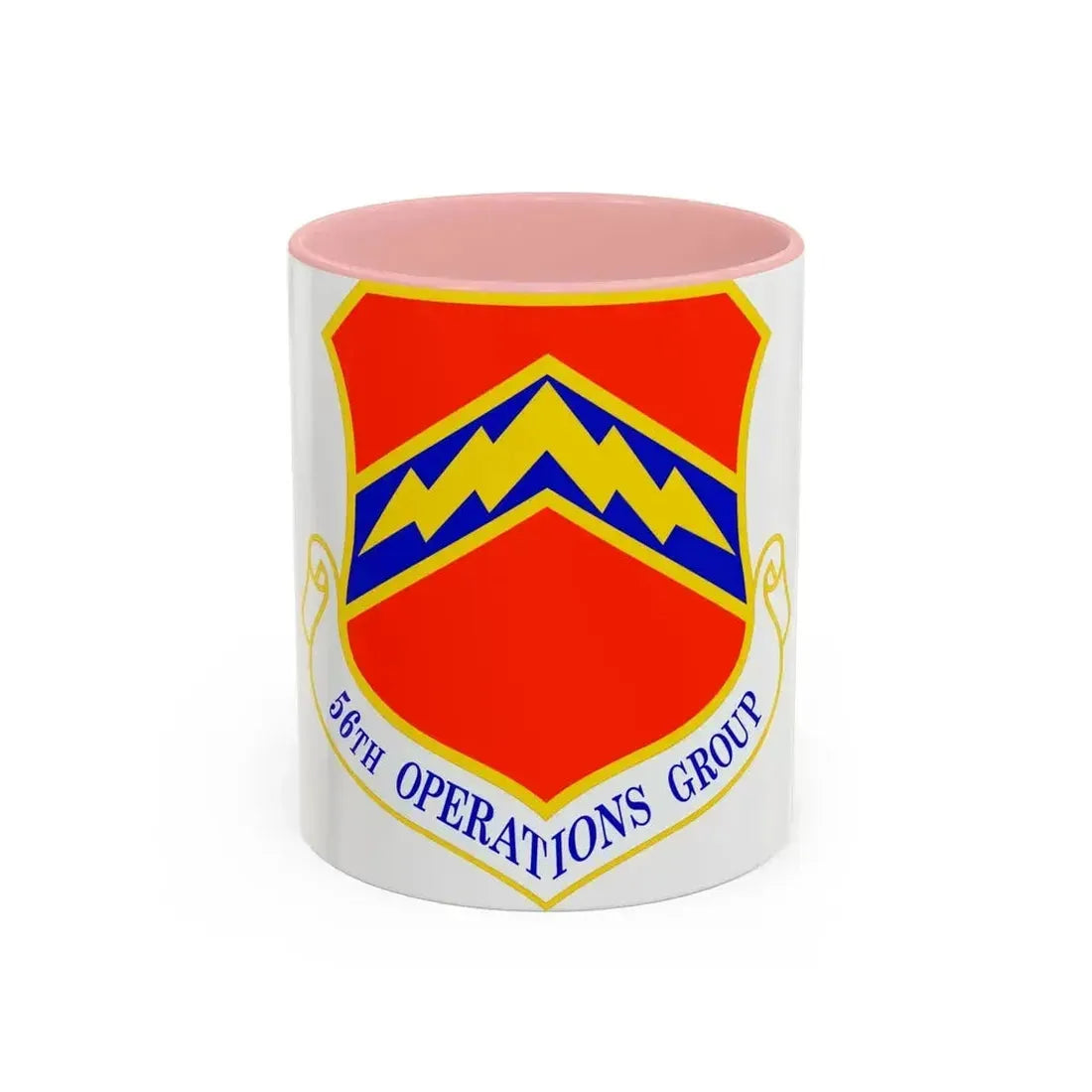 56th Operations Group (U.S. Air Force) Accent Coffee Mug 11oz Pink - Go Mug Yourself