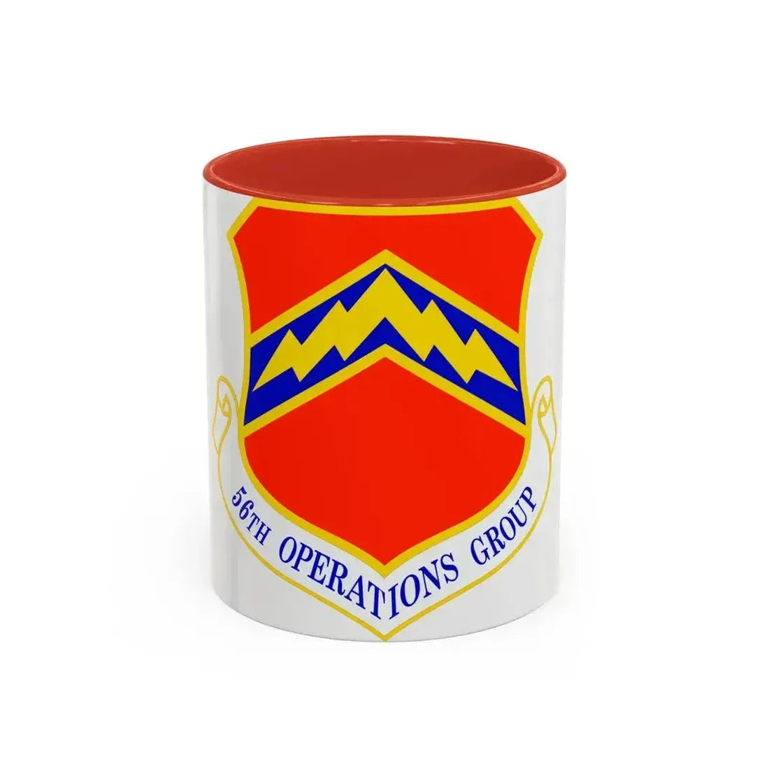56th Operations Group (U.S. Air Force) Accent Coffee Mug 11oz Red - Go Mug Yourself