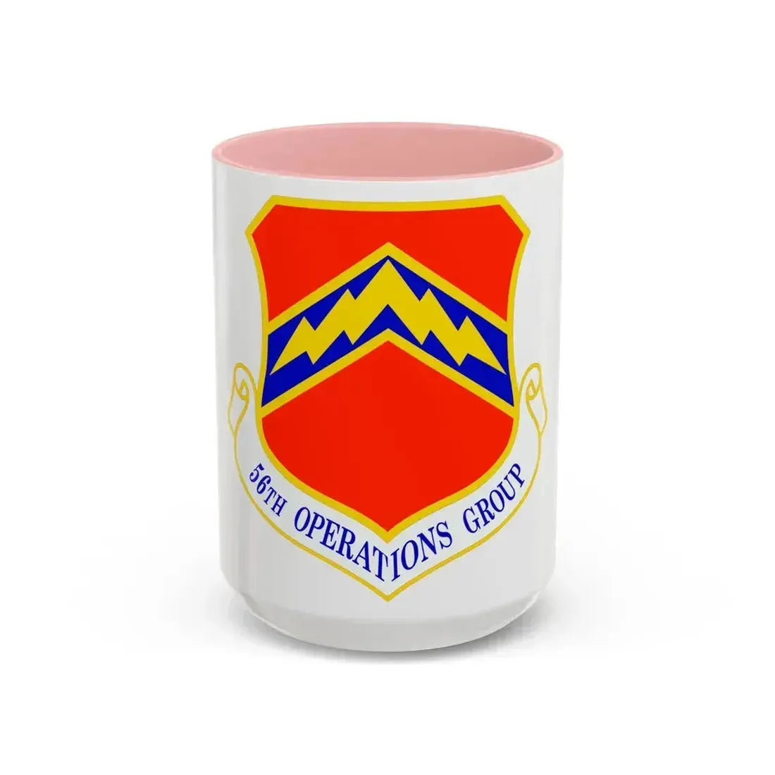 56th Operations Group (U.S. Air Force) Accent Coffee Mug 15oz Pink - Go Mug Yourself