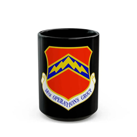 56th Operations Group (U.S. Air Force) Black Coffee Mug 15oz - Go Mug Yourself