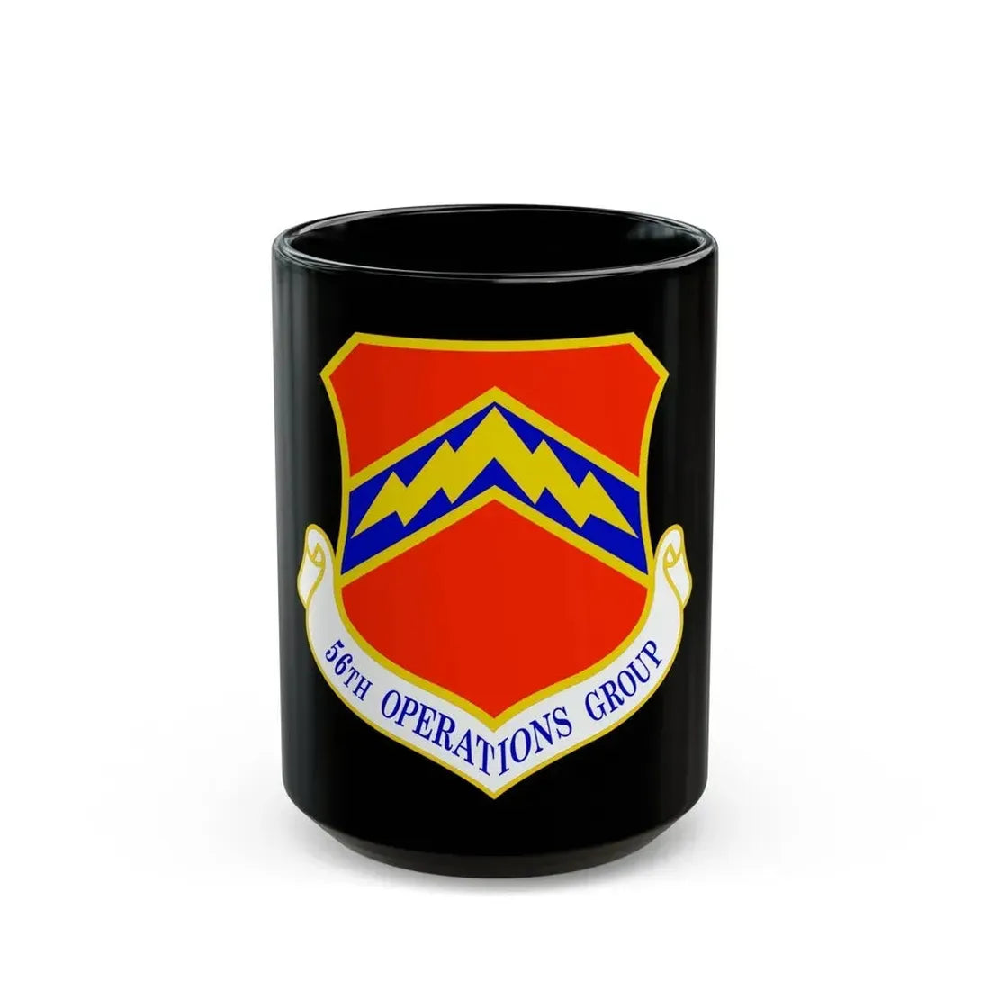 56th Operations Group (U.S. Air Force) Black Coffee Mug 15oz - Go Mug Yourself
