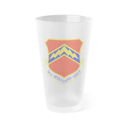 56th Operations Group (U.S. Air Force) Frosted Pint Glass 16oz Default Title - Go Mug Yourself