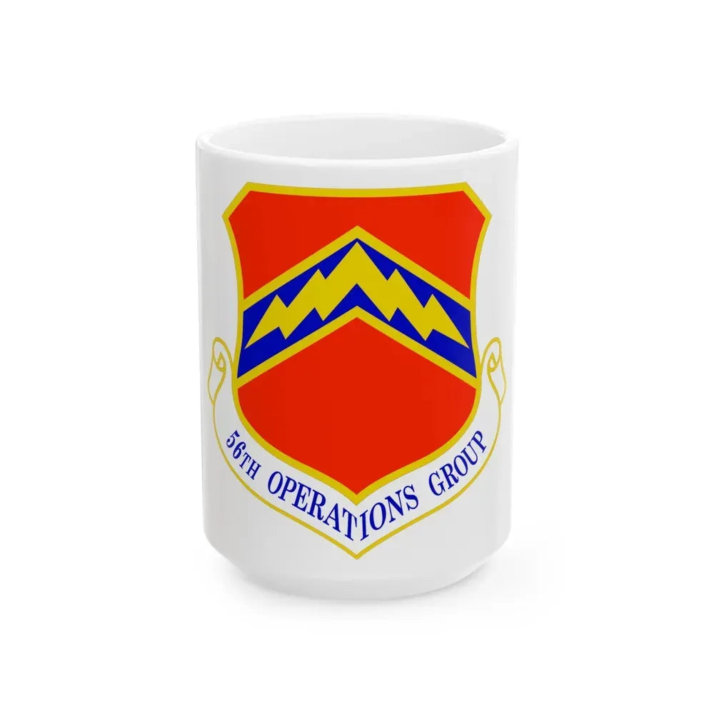 56th Operations Group (U.S. Air Force) White Coffee Mug 15oz - Go Mug Yourself