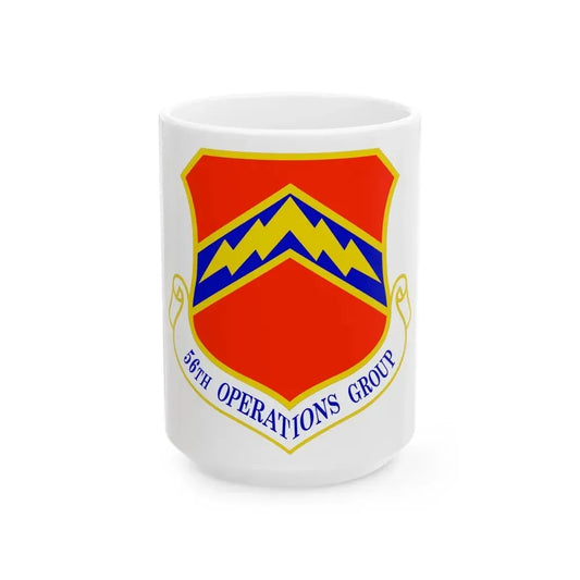 56th Operations Group (U.S. Air Force) White Coffee Mug 15oz - Go Mug Yourself