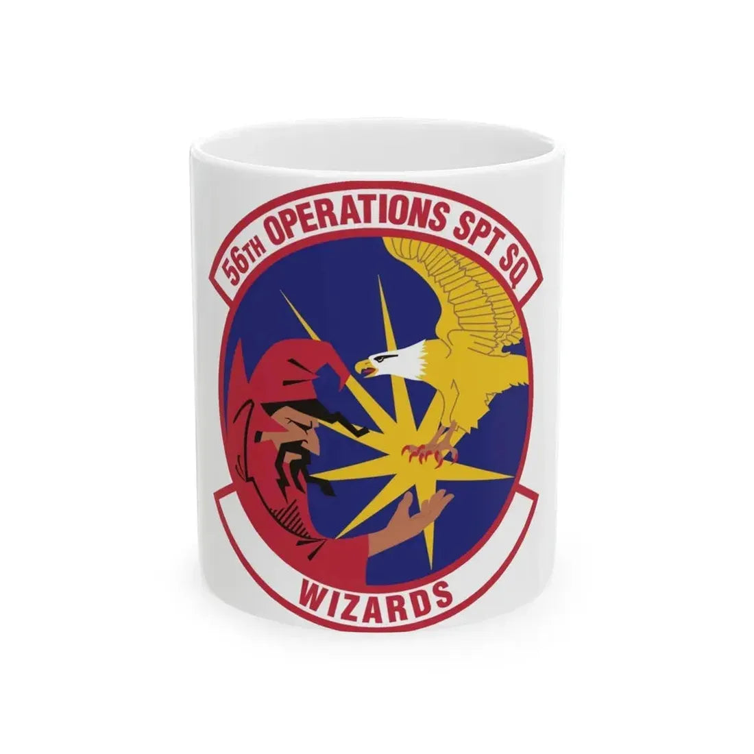 56th Operations Support Squadron (U.S. Air Force) White Coffee Mug 11oz - Go Mug Yourself