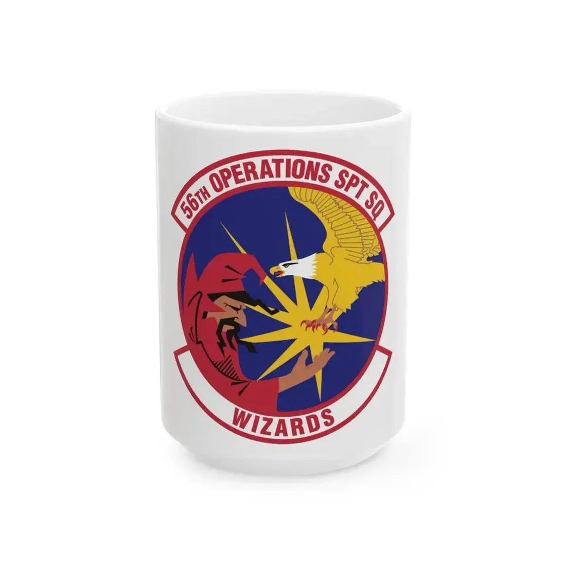 56th Operations Support Squadron (U.S. Air Force) White Coffee Mug 15oz - Go Mug Yourself