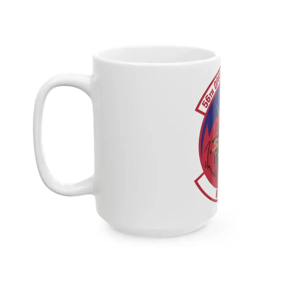 56th Operations Support Squadron (U.S. Air Force) White Coffee Mug - Go Mug Yourself