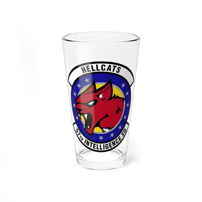 57 Intelligence Squadron ACC (U.S. Air Force) Pint Glass 16oz 16oz - Go Mug Yourself