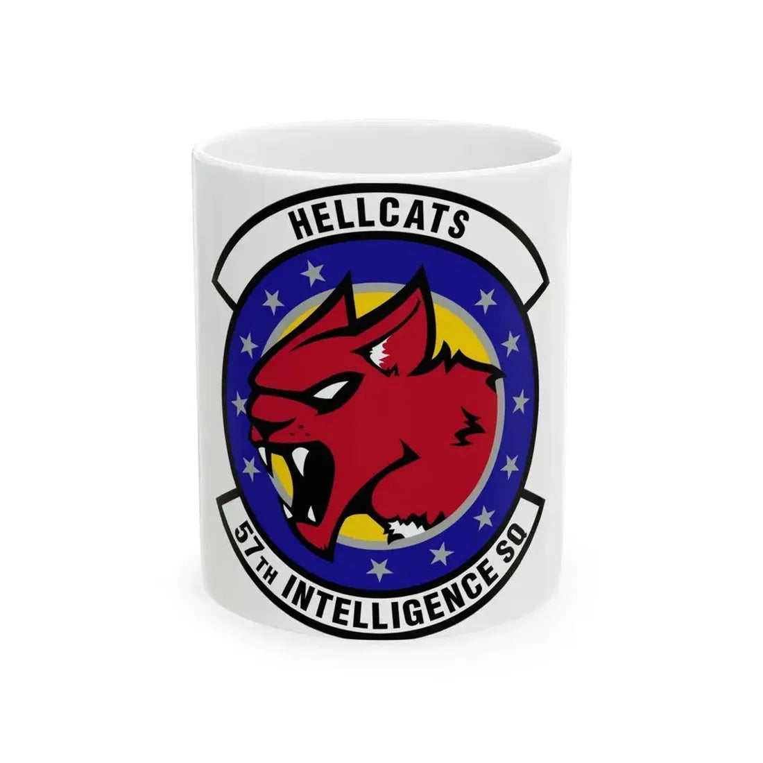 57 Intelligence Squadron ACC (U.S. Air Force) White Coffee Mug 11oz - Go Mug Yourself