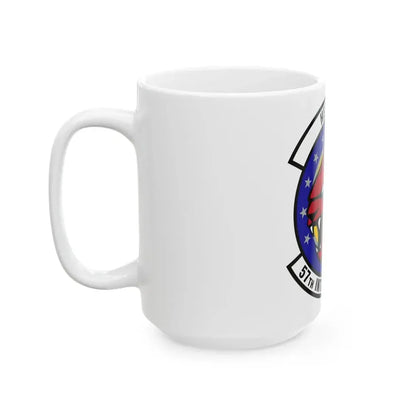 57 Intelligence Squadron ACC (U.S. Air Force) White Coffee Mug - Go Mug Yourself