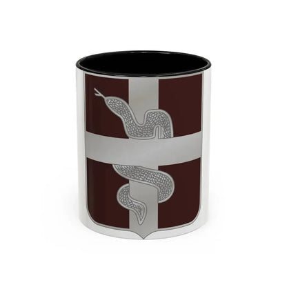 57 Medical Battalion (U.S. Army) Accent Coffee Mug 11oz Black - Go Mug Yourself
