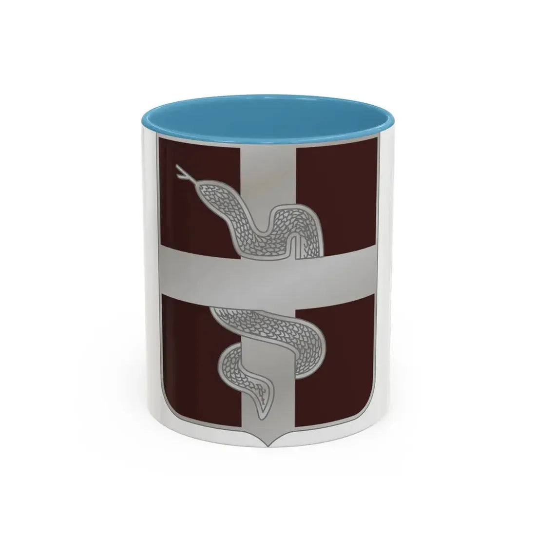 57 Medical Battalion (U.S. Army) Accent Coffee Mug 11oz Light Blue - Go Mug Yourself