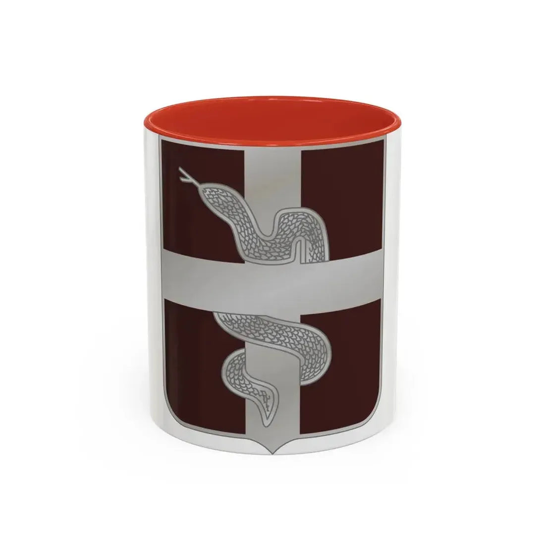 57 Medical Battalion (U.S. Army) Accent Coffee Mug 11oz Red - Go Mug Yourself