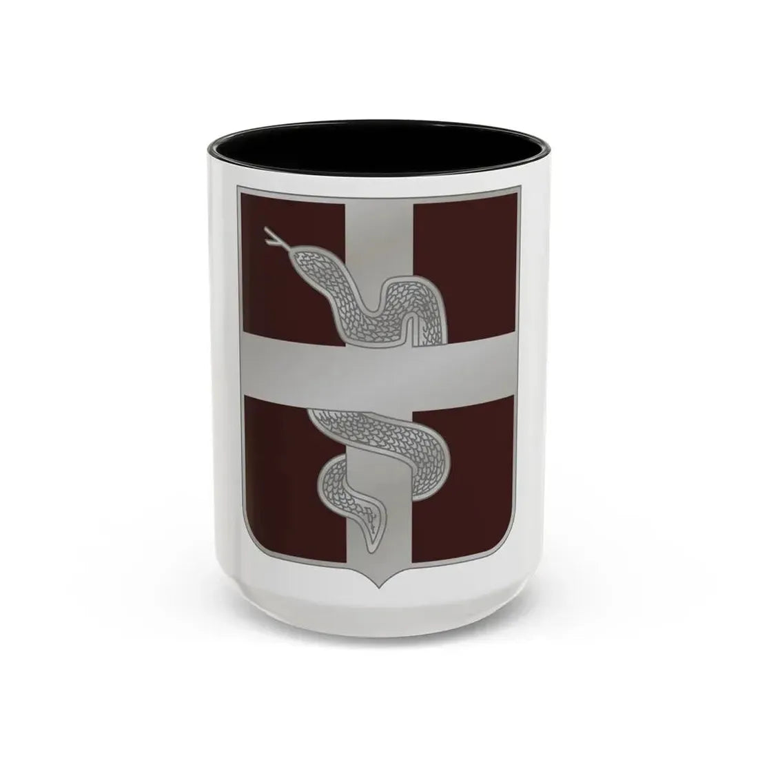 57 Medical Battalion (U.S. Army) Accent Coffee Mug 15oz Black - Go Mug Yourself