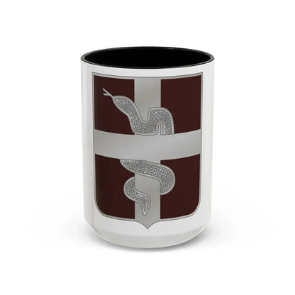 57 Medical Battalion (U.S. Army) Accent Coffee Mug 15oz Black - Go Mug Yourself