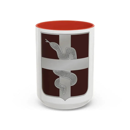 57 Medical Battalion (U.S. Army) Accent Coffee Mug 15oz Pink - Go Mug Yourself