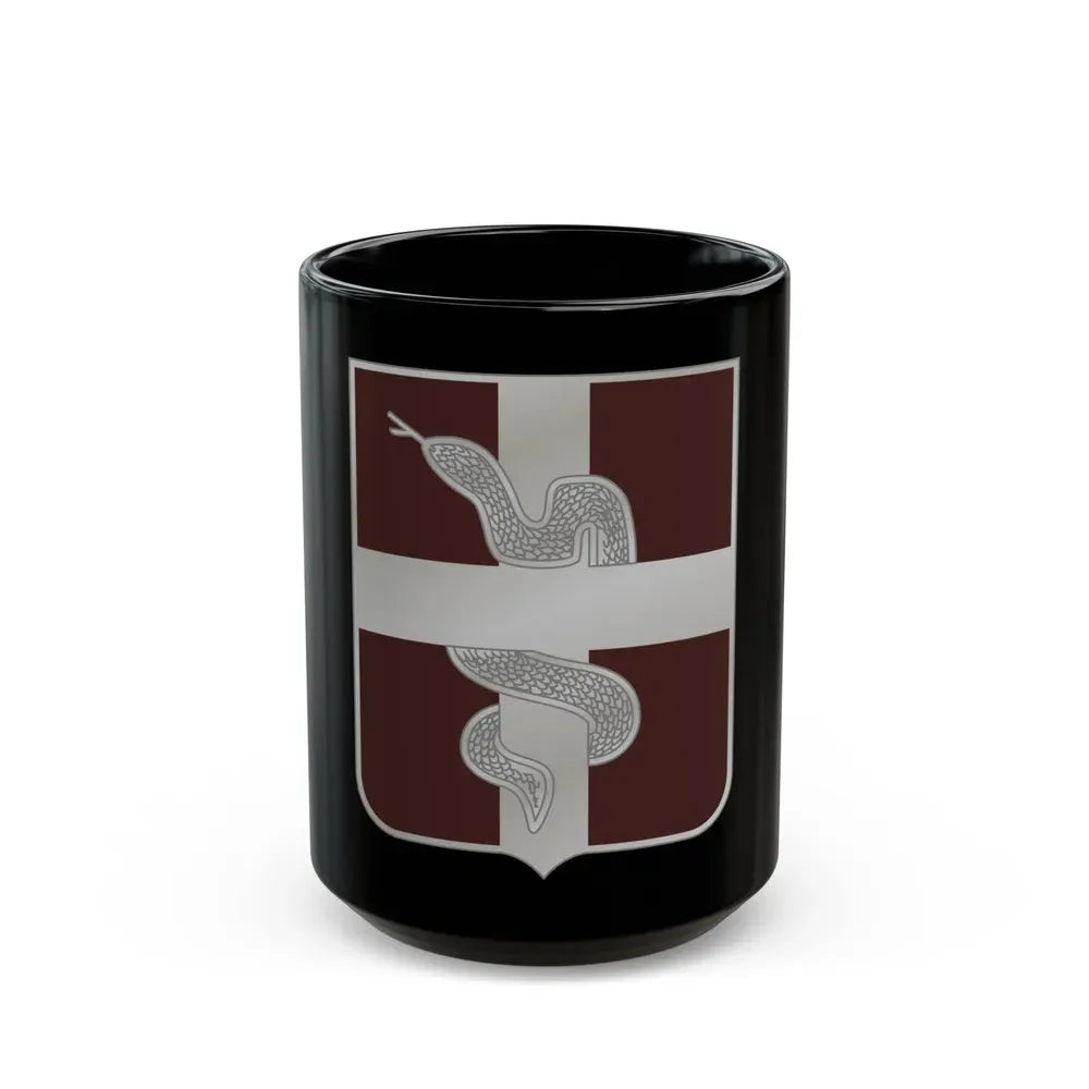 57 Medical Battalion (U.S. Army) Black Coffee Mug 15oz - Go Mug Yourself