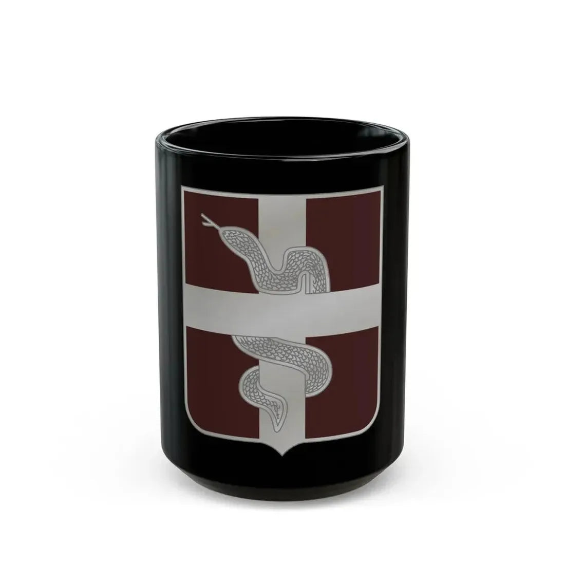 57 Medical Battalion (U.S. Army) Black Coffee Mug 15oz - Go Mug Yourself