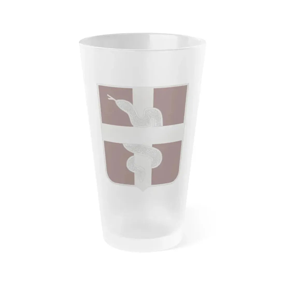 57 Medical Battalion (U.S. Army) Frosted Pint Glass 16oz Default Title - Go Mug Yourself