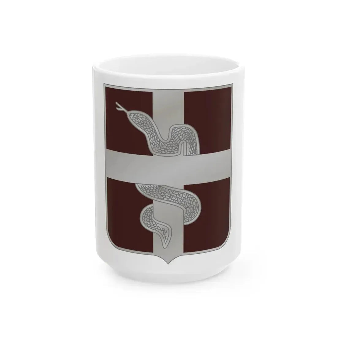 57 Medical Battalion (U.S. Army) White Coffee Mug 15oz - Go Mug Yourself