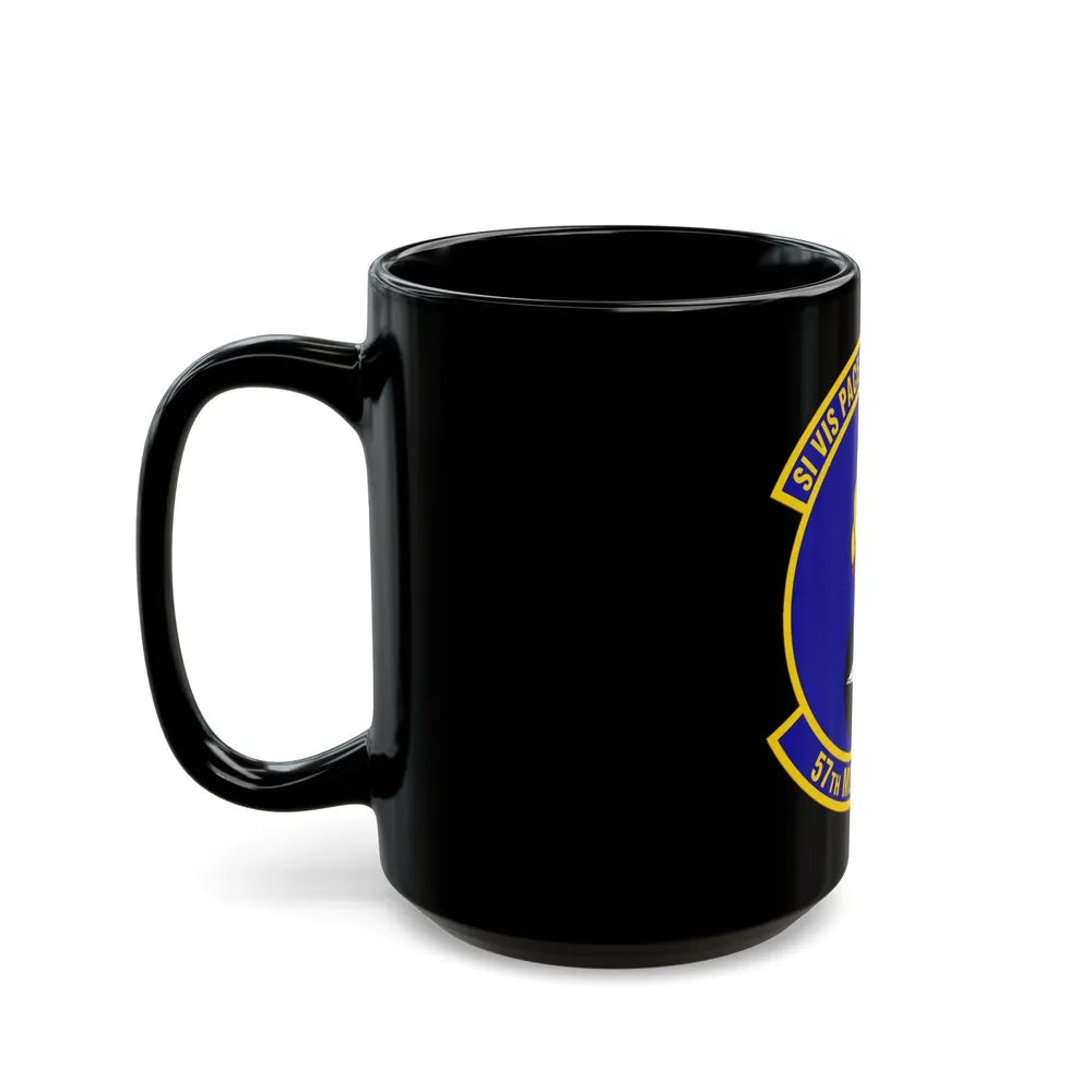 57 Munitions Sq ACC (U.S. Air Force) Black Coffee Mug-Go Mug Yourself