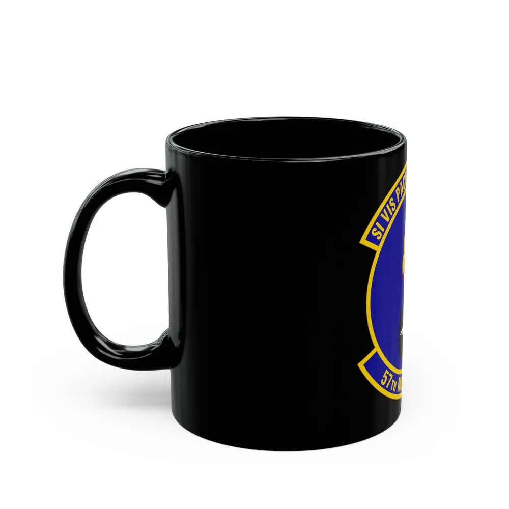 57 Munitions Sq ACC (U.S. Air Force) Black Coffee Mug-Go Mug Yourself