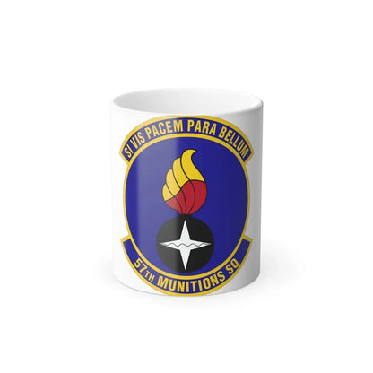 57 Munitions Sq ACC (U.S. Air Force) Color Changing Coffee Mug 11oz - Go Mug Yourself