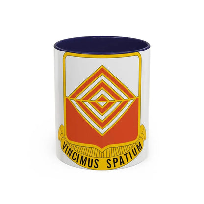 57 Signal Battalion (U.S. Army) Accent Coffee Mug 11oz Navy - Go Mug Yourself