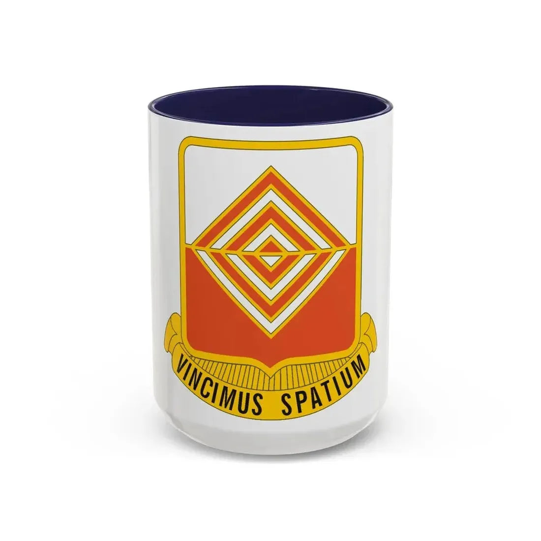 57 Signal Battalion (U.S. Army) Accent Coffee Mug 15oz Navy - Go Mug Yourself
