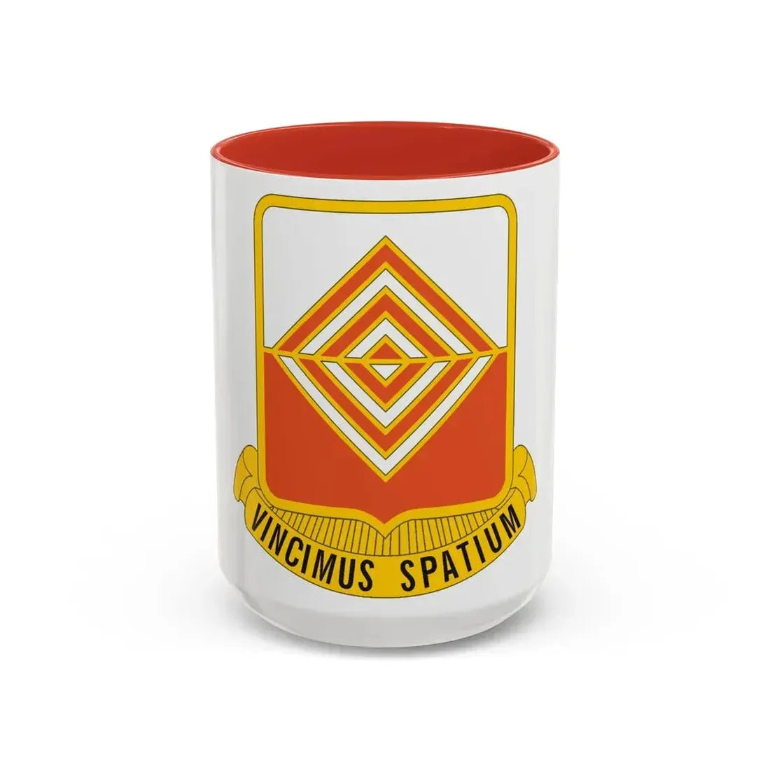 57 Signal Battalion (U.S. Army) Accent Coffee Mug 15oz Red - Go Mug Yourself