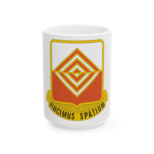 57 Signal Battalion (U.S. Army) White Coffee Mug 15oz - Go Mug Yourself