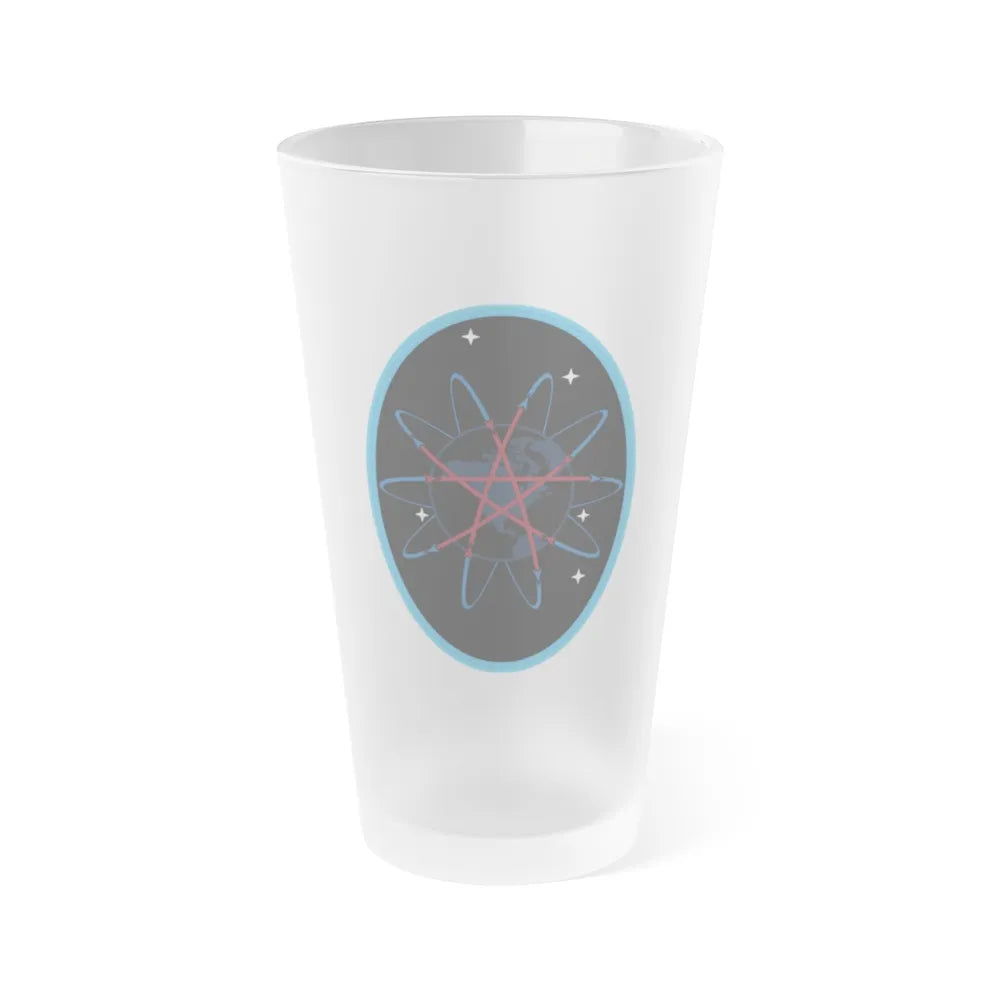 57 Space Aggressor Squadron (U.S. Space Force) Frosted Pint Glass 16oz-Go Mug Yourself