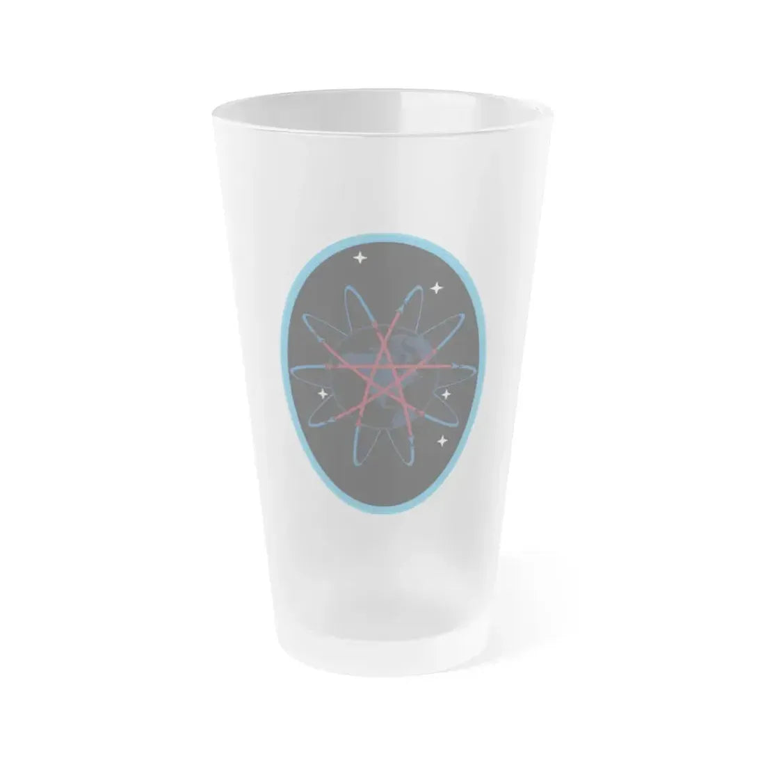 57 Space Aggressor Squadron (U.S. Space Force) Frosted Pint Glass 16oz Default Title - Go Mug Yourself