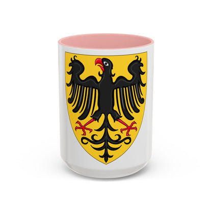 Shield and Coat of Arms of the Holy Roman Emperor (c.1300-c.1400) - Accent Coffee Mug