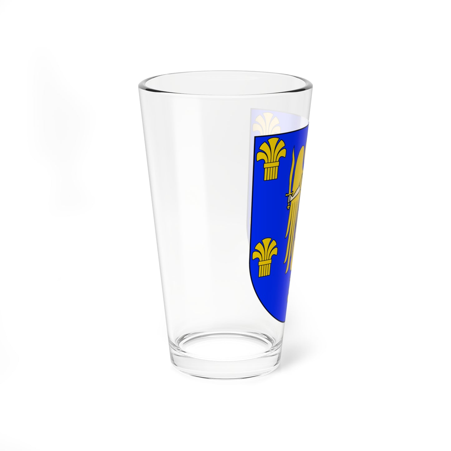 UKR Myronivka Raion COA (Ukraine) (Coat of Arms) Pint Glass 16oz