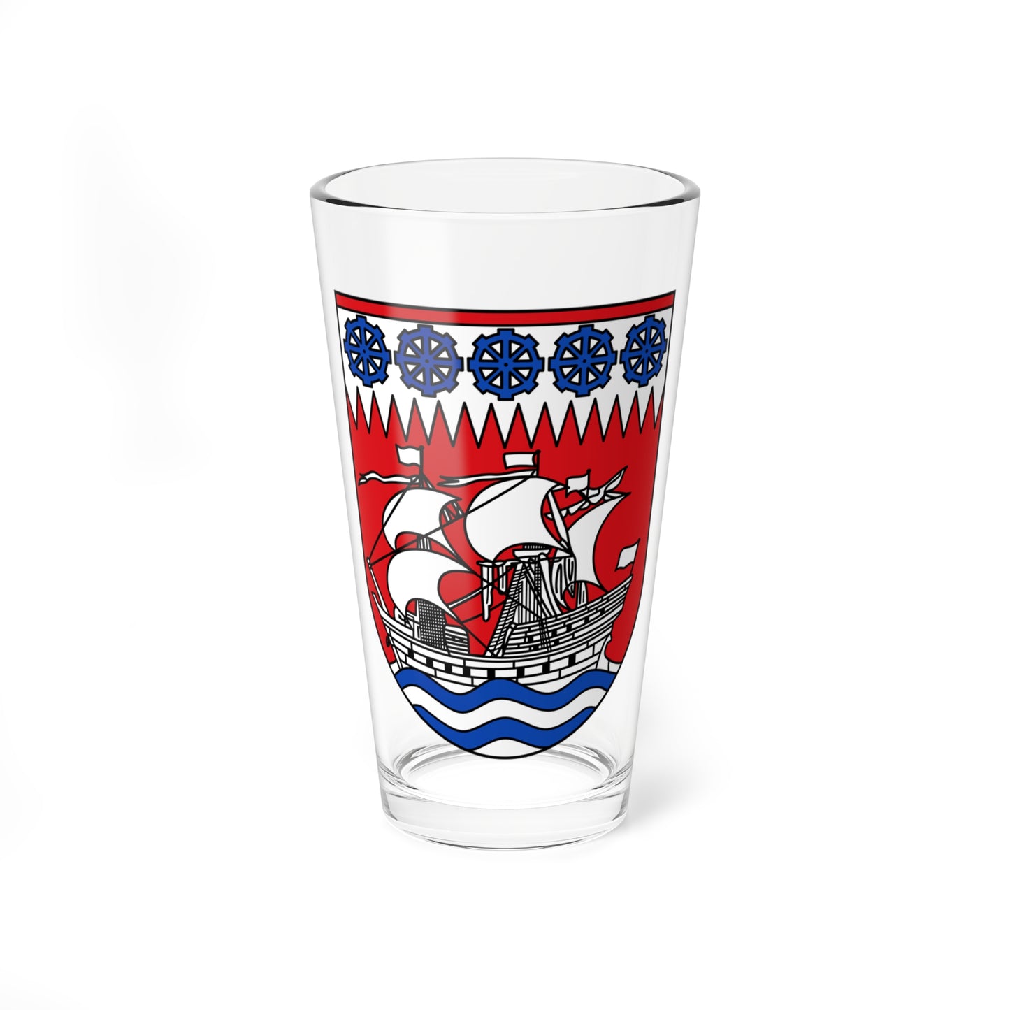 DEU Blumenthal COA (Germany) (Coat of Arms) Pint Glass 16oz