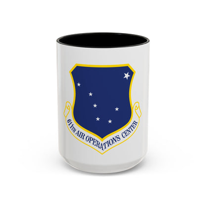 611th AOC (U.S. Air Force) Accent Coffee Mug