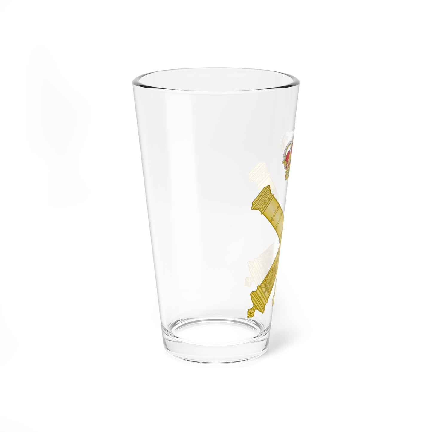 Emblem of the Artillery Forces of the Spanish Army (Spain) (Coat of Arms) Pint Glass 16oz