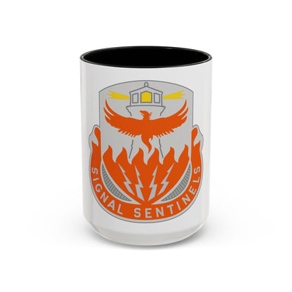 156 Signal Battalion (U.S. Army) Accent Coffee Mug