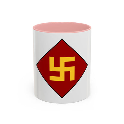 Patch of the 45th Infantry Division 19241939 (U.S. Army) Accent Coffee Mug