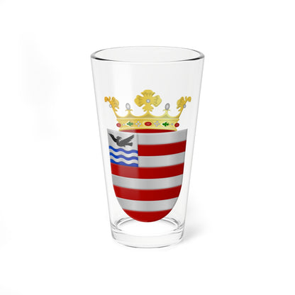 Smilde wapen (Netherlands) (Coat of Arms) Pint Glass 16oz