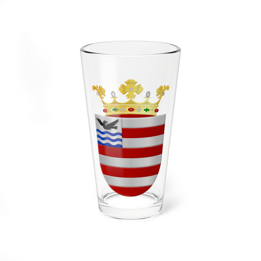 Smilde wapen (Netherlands) (Coat of Arms) Pint Glass 16oz