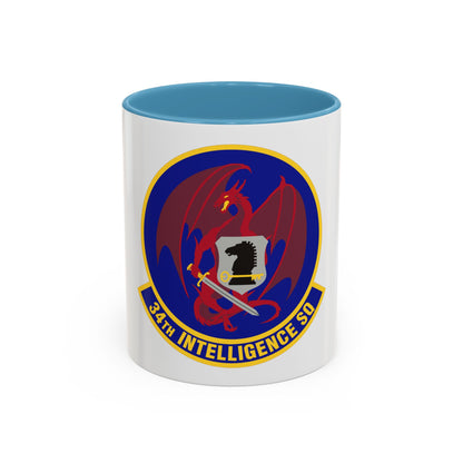34th Intelligence Squadron (U.S. Air Force) Accent Coffee Mug
