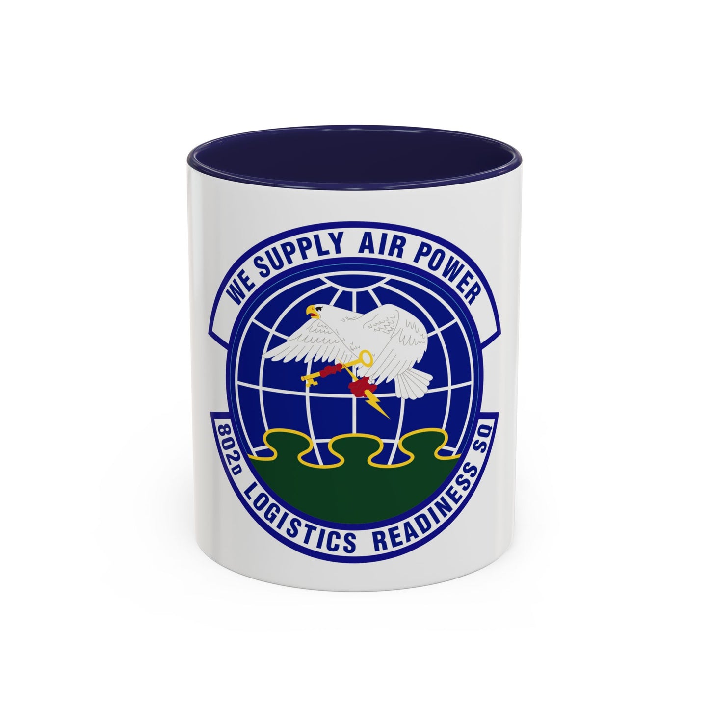802d Logistics Readiness Squadron (U.S. Air Force) Accent Coffee Mug