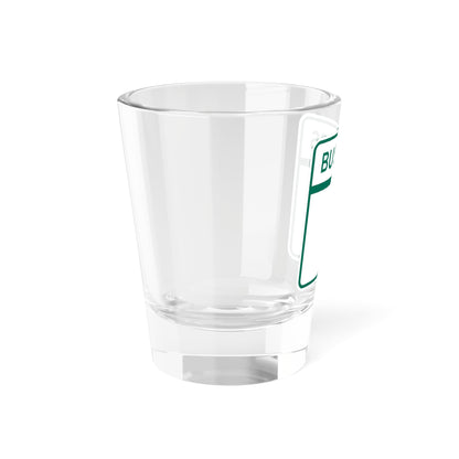 MD business template (Maryland) (Road Sign) Shot Glass 1.5oz
