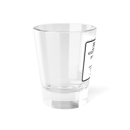 MUTCD-CA S3-1 (California) (Road Sign) Shot Glass 1.5oz