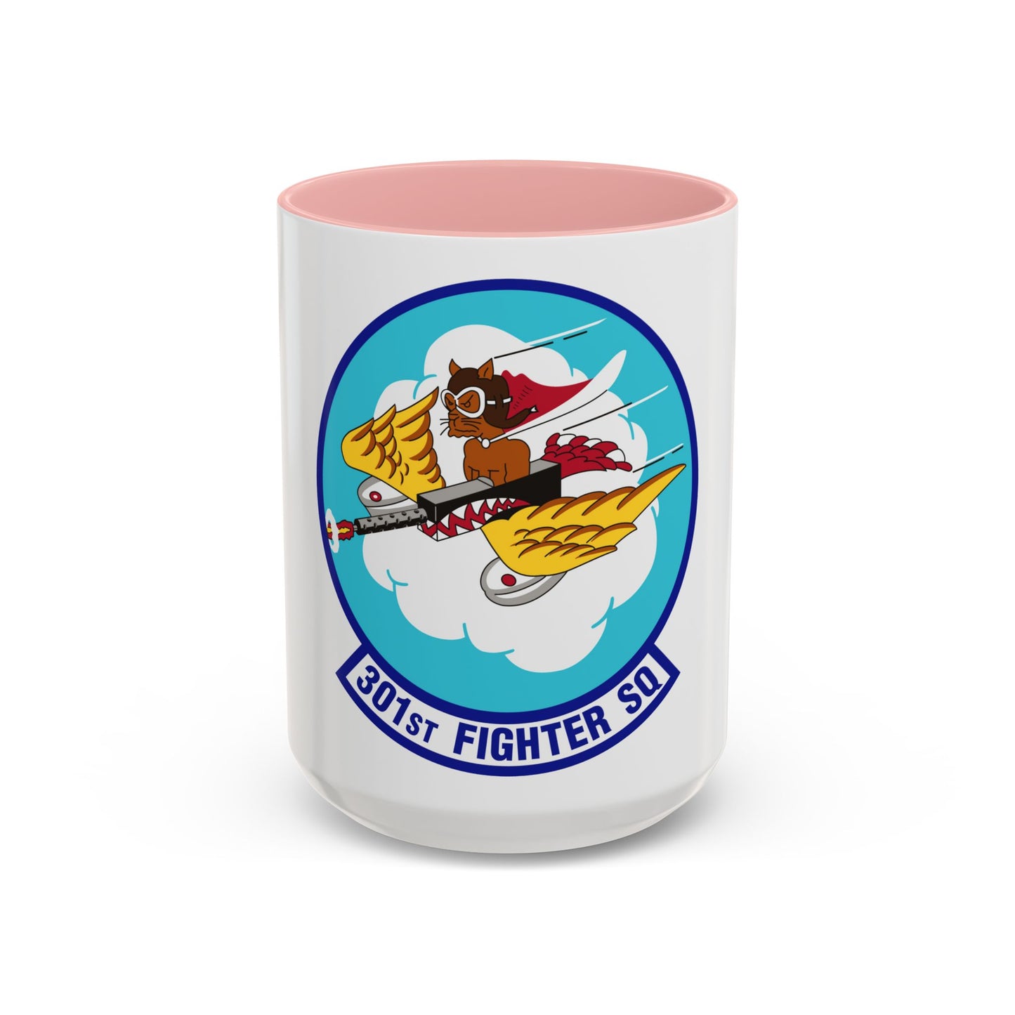 301st Fighter Squadron AETC Emblem (U.S. Air Force) Accent Coffee Mug