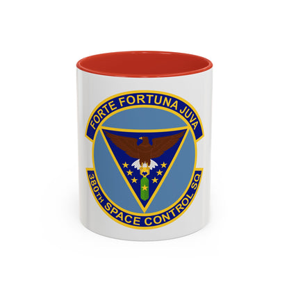 380th Space Control Squadron (U.S. Air Force) Accent Coffee Mug