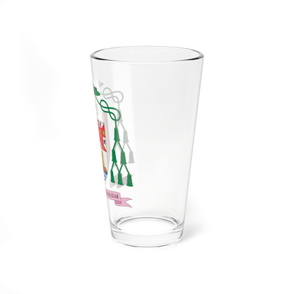 Escudo de Javier Azagra Labiano (Spain) (Coat of Arms) Pint Glass 16oz