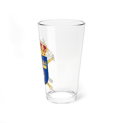 Försvarsexportmyndigheten vapen (Sweden) (Coat of Arms) Pint Glass 16oz